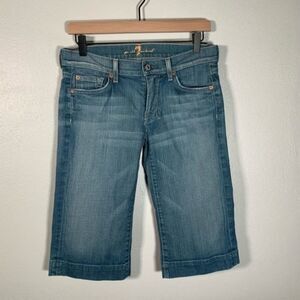 7FAMK | Jean Bermuda Shorts Sz 27